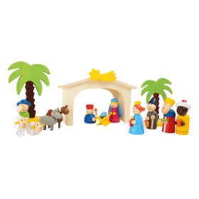 Smallfoot Design Spielset Holzkrippe 3945 Puppenhaus