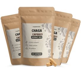 Cupplement - Chaga Extrakt  400 mg BIO - Kapseln