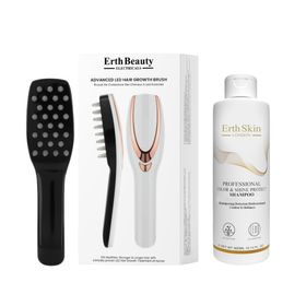 ErthSkin London LED Haarwuchsbürste Duo Farbschutz Shampoo