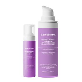 Glow Cocktail Regenerierendes und Feuchtigkeitsserum + Erfrischendes Reinigungsgel