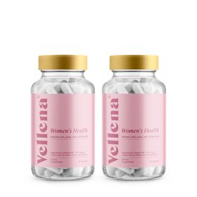 Vellena Set Nahrungsergänzungsmittel für die Gesundheit der Frau in Kapseln