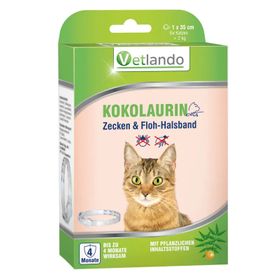 Vetlando Kokolaurin Zecken- & Floh-Halsband für Katzen