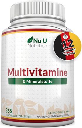 Nu U Nutrition Multivitamin & Mineralstoffe A-Z