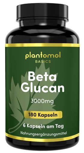 plantomol® Basics - Beta Glucan Kapseln aus Hafer - 3000mg pro Tag