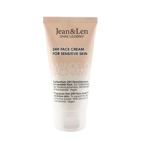 Jean & Len Parfumfreie Gesichtscreme Mandelöl & Niacinamide