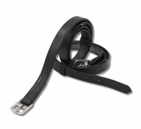 AMKA Line Steigbügelriemen aus Leder 25 mm, Länge 150 cm, schwarz