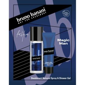 Bruno Banani Magic Man Geschenkset (Deo-Zerstäuber +Duschgel )