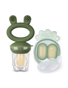 Haakaa Freeze-N-Feed Minikombi Fruchtsauger + Eiswürfelform