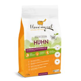 I love my cat ILMC set mit Huhn - Trockenfutter mit Huhn + Nassfutter mit Huhn + Jute Beutel