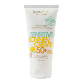 Jean & Len Sensitiv Sonnencreme 50+ LSF wasserfest