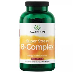 SWANSON Super Stress B-Komplex mit Vitamin C