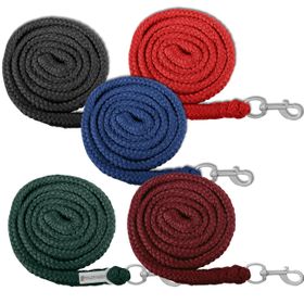 ECO Anbindestrick Anbindeseil Führstrick Führleine mit silberfarbenen Karabiner