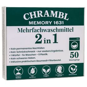 CHRAMBL 2 in 1 Mehrfachwaschmittel Würfel