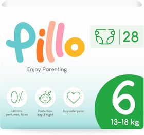 Pillo Windeln Größe 6 XL 13-18 Kg