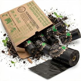 HUND IST KÖNIG® Hundekotbeutel biologisch abbaubar 100% kompostierbare Kotbeutel für Hunde