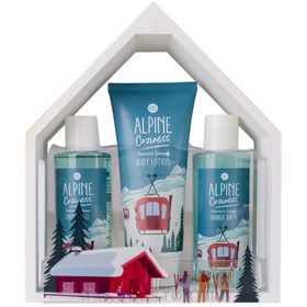 Accentra Badeset Alpine Coziness mit Duschgel, Schaumbad & Bodylotion - Geschenksset
