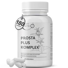 Prostata Kapseln - Prosta Plus Komplex mit Sägepalme, Kürbiskern & Brennnessel- Nature spring