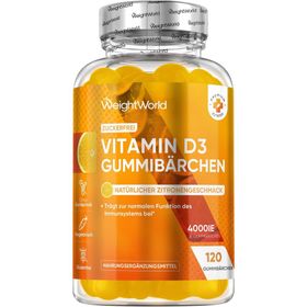 WeightWorld Vitamin D3 4000 IE Gummibärchen