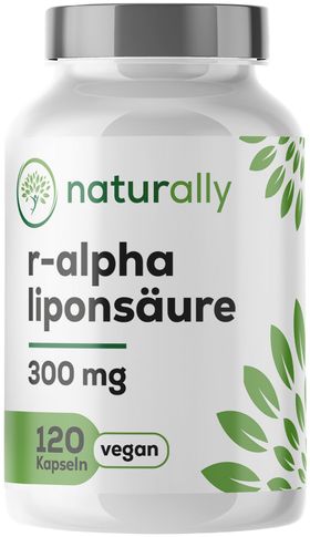 naturally R Alpha Liponsäure | 300 mg hochdosiert, hoch Bioverfügbar