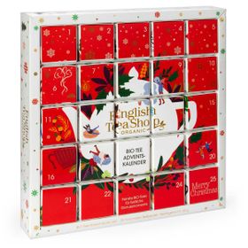 English Tea Shop Germany Adventskalender Red Christmas BIO 25 Teepyramiden