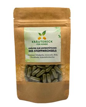 Kräutereck - Kräuterkapseln Stoffwechsel Hund