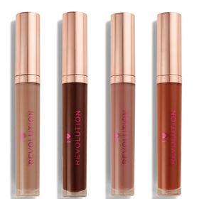 Makeup Revolution - Set mit 4 I Heart Chocolate Lipgloss