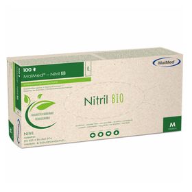 MAIMED Nitril BIO Unt.Handsch.unste.pf Gr.M grün