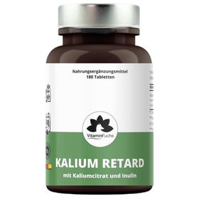 Kalium Retard Tabletten - Kaliumcitrat mit Inulin von VitaminFuchs