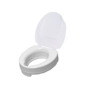 Drive Medical - Toilettensitzerhöhung Ticco2G - 10 cm Höhe mit ergonomischer Formgebung mit Deckel