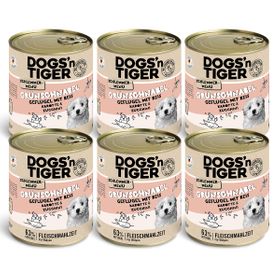 Dogs’n Tiger Junior, Welpen Hundefutter, Grünschnabel, Geflügel