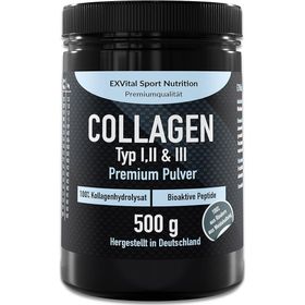 EXVital® Collagen Pulver, Bioaktives Kollagen Typ 1, 2 & 3