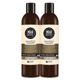 Hello Nature Shampoo mit Kokosöl Pantenol für Haarpflege Bio