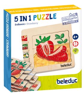 Beleduc Lagen-Puzzle Erdbeere