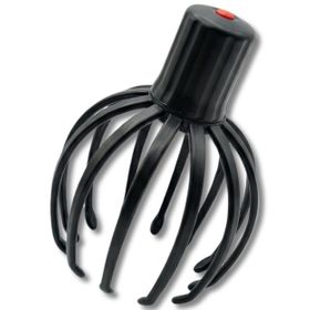 Elektrischer 360° Kopfhaut-Massager (freihändig) – Vibrationsmassage & Rotes Licht