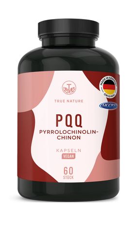 TRUE NATURE® Pyrrolochinolinchinon MGCPQQ Kapseln - Hochwertiger Markenrohstoff