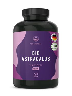 TRUE NATURE® Bio Astragalus Kapseln - Vegan & Made in Germany