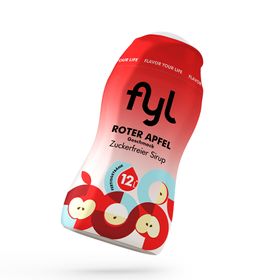 fyl Zuckerfreier Sirup Roter Apfel Geschmack