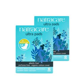 Natracare Ultra Pads Normal mit Flügeln Duo