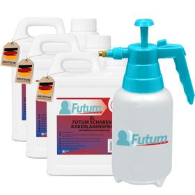 FUTUM 3x2L Schaben- / Kakerlakenspray + 2L Sprüher