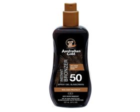 Australian Gold SPF 50 Spray Gel + Bronzer