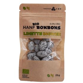 CBD BIO-Hanfbonbons Limette Ingwer