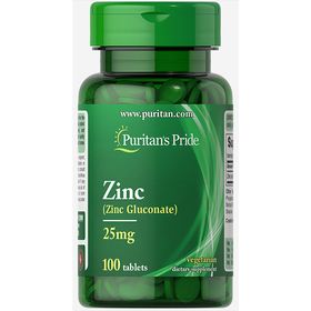 Puritan's Pride Zinkgluconat 25 mg