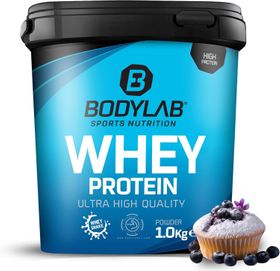 Bodylab24 Whey Protein Pulver, Blaubeer-Muffin