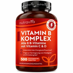 Nutravita Vitamin-B-Komplex mit Vitamin C und D