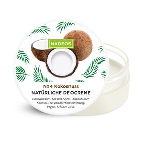 NADEOS Natürliche Deocreme Kokosnuss