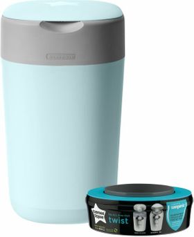 TOMMEE TIPPEE Windeleimer Twist&Click Sangenic blau