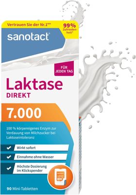 sanotact Laktase 7.000 DIREKT Tabletten