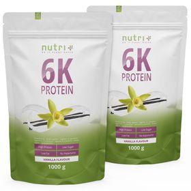 nutri+ 6K Eiweißpulver 2kg - Protein Shake ohne Whey