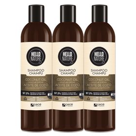 Hello Nature Shampoo mit Kokosöl Pantenol für Haarpflege Bio
