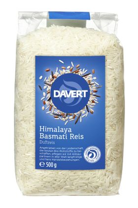 Davert - Himalaya Basmati Reis, duftender Reis